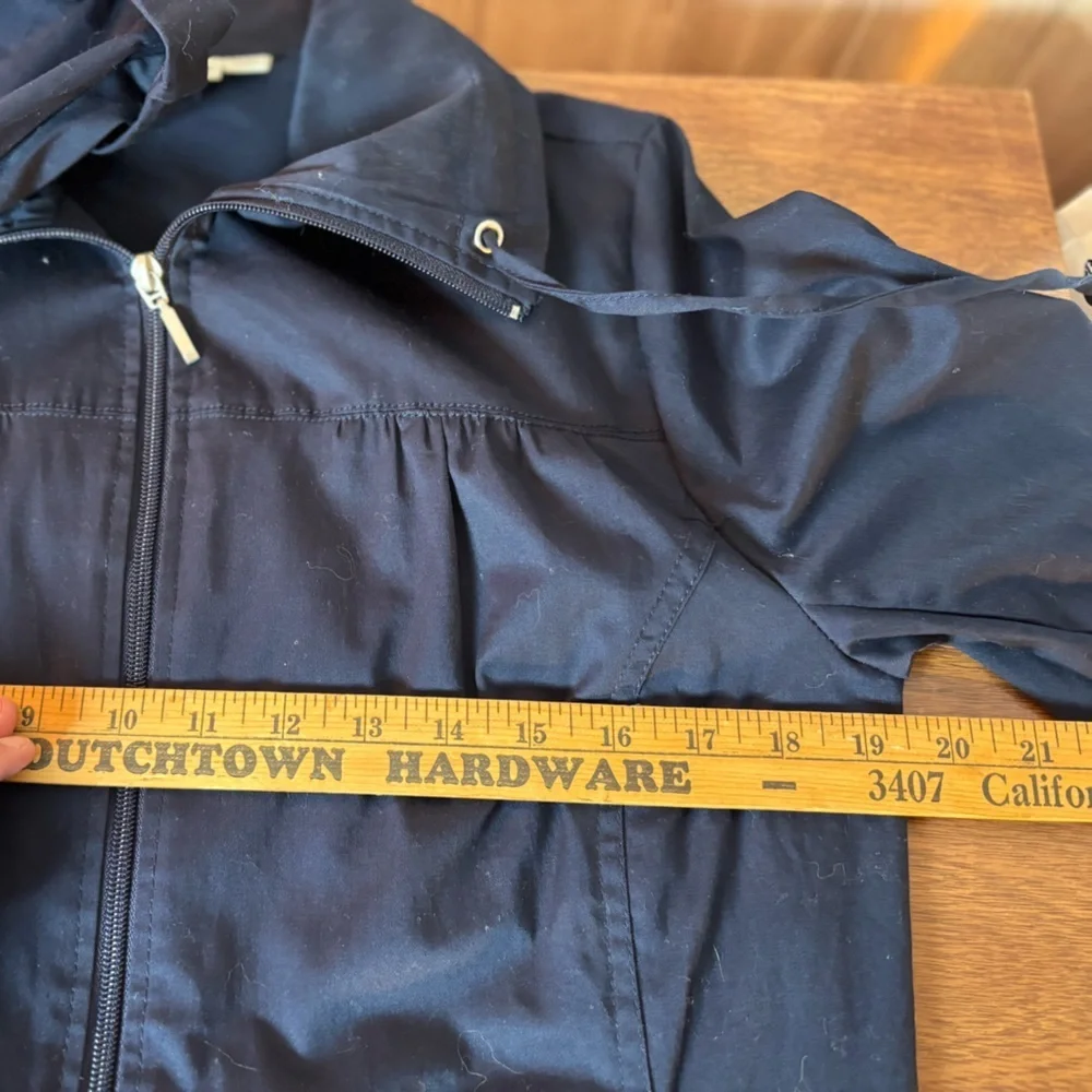 Studio Works Navy Zip-Front Utility Jacket
